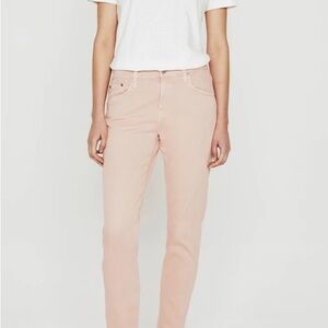AG Women's Prima Ankle Jeans in Blush. Size 26 (Size 2 or 4 / Small)